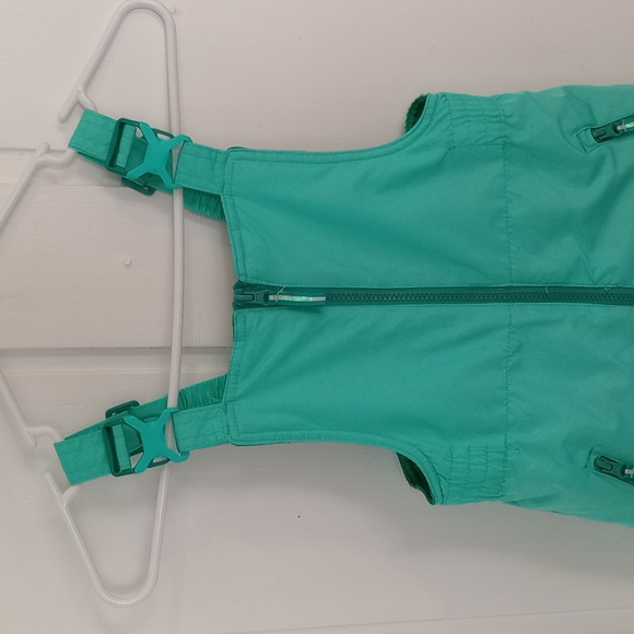 Girls Champion teal snow pants size medium 7/8 - Picture 2 of 7